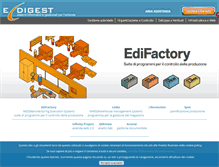 Tablet Screenshot of edigest.it